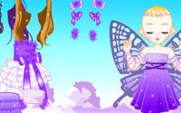 purple butterfly dressup