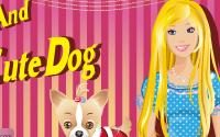 barbie And Her Cute Dog